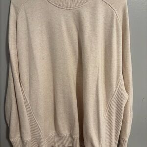 AERIE cream oversized sweater